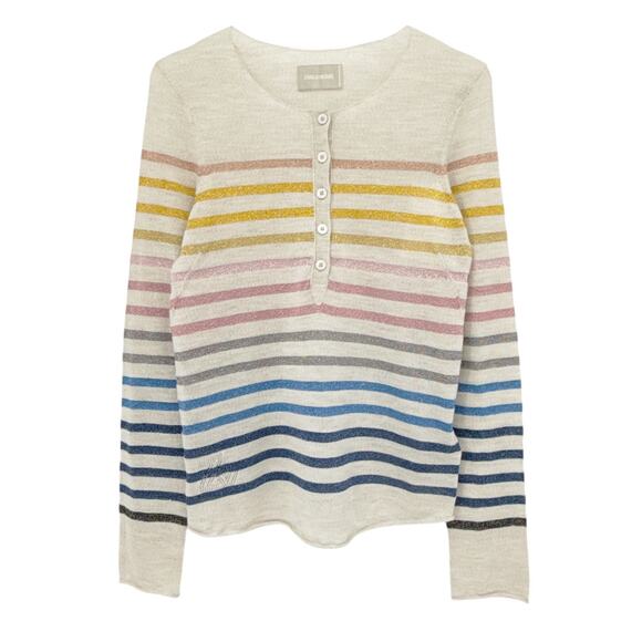 ZADIG & VOLTAIRE Lurex Hila Sweater S - Picture 1 of 11